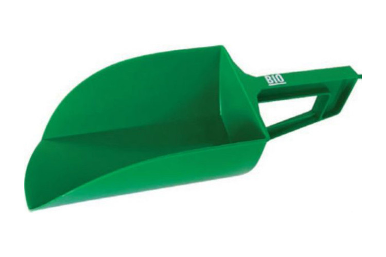 Pelle à farine verte gamme bio PP 1KG