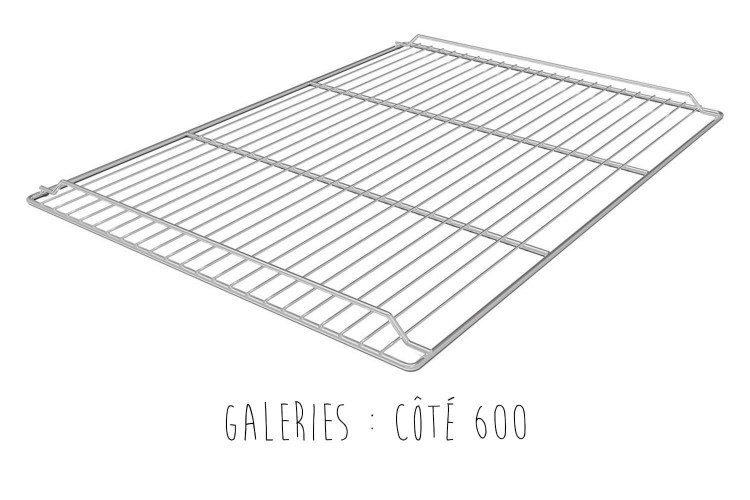 Grille à pâtisserie spéciale fermentation en inox 80x60cm
