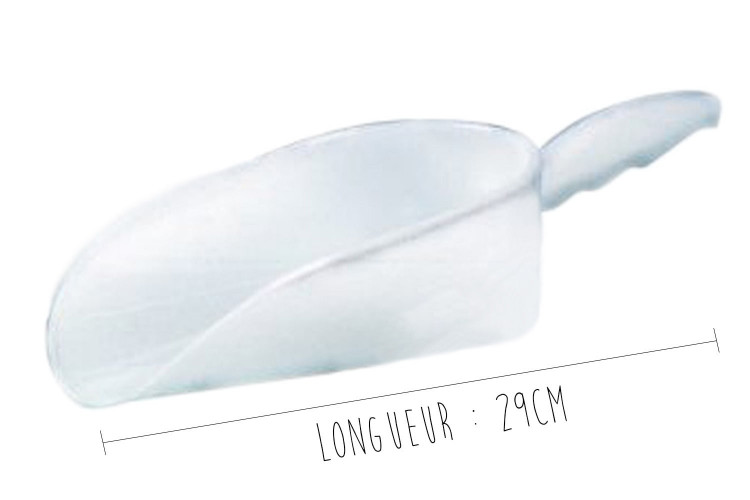 Pelle de cuisine blanche PP farine et ingrédients