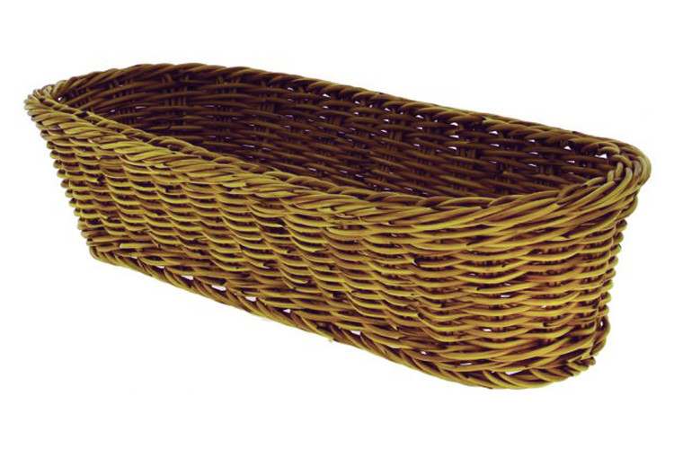 Corbeille à pain ovale en polypropylène 40x15cm