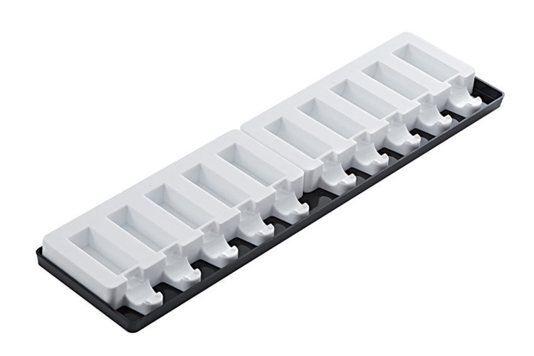 Moule à glace Silikomart Mini Stick en silicone - 10 barres arrondies 60x20mm