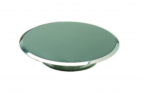 Présentoir à gâteaux en inox Ø30cm