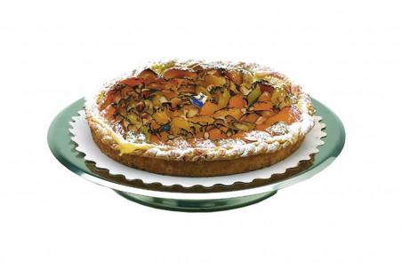 Présentoir à gâteaux en inox Ø30cm