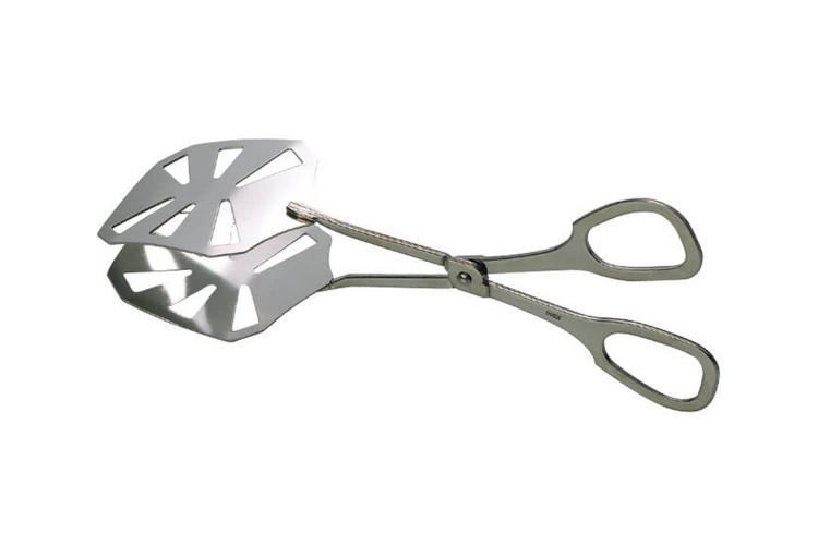 Pince à gâteaux large en inox 22cm