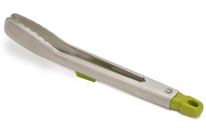 Pince de cuisine Joseph Joseph Elevate Steel acier inox 31,5cm avec reposoir