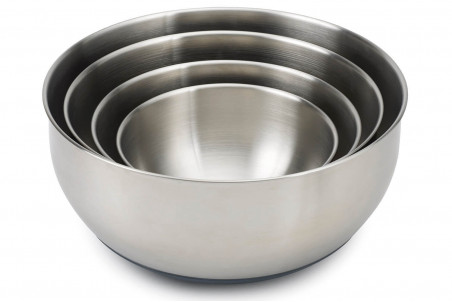 Lot de 4 bols empilables Joseph Joseph Nest Prep&Store 100 acier inox avec couvercles