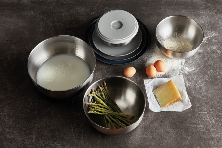 Lot de 4 bols empilables Joseph Joseph Nest Prep&Store 100 acier inox avec couvercles