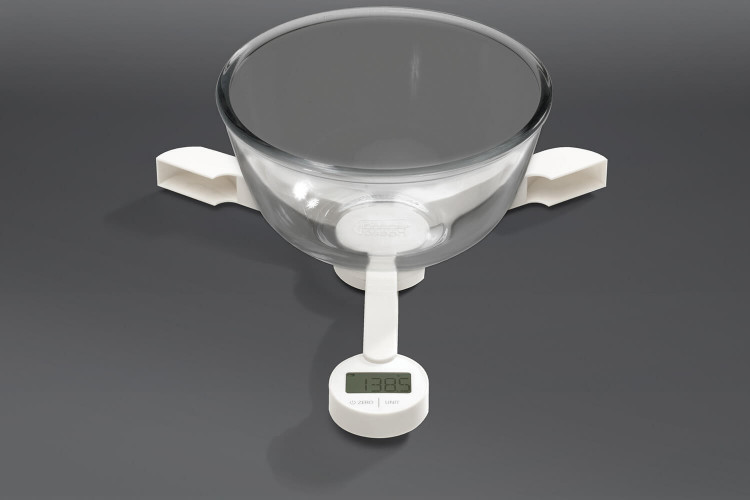 Balance de cuisine digitale Joseph Joseph TriScale pliable blanche
