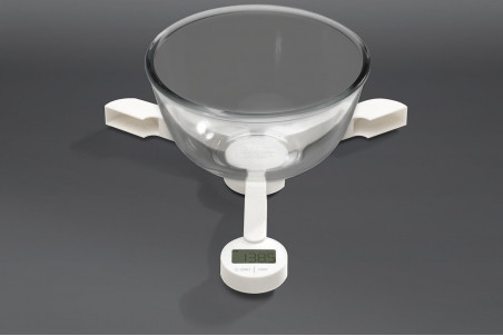 Balance de cuisine digitale Joseph Joseph TriScale pliable blanche
