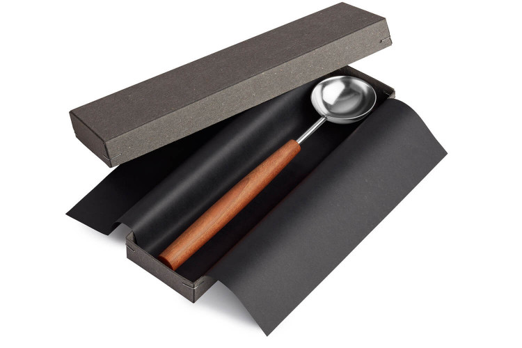 Cuillère doseuse en inox Triangle Sense manche prunier - 15ml