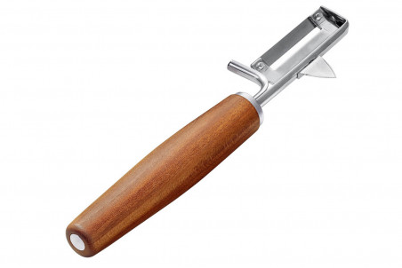 Éplucheur Triangle Sense lame inox pivotante manche prunier