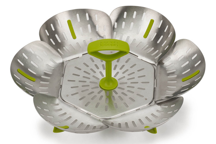 Panier vapeur inox pliable Joseph Joseph Bloom Steel - diamètre 16cm
