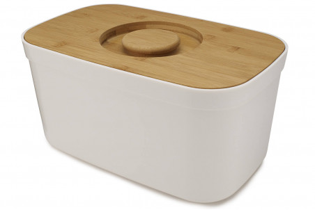 Boîte à pain Joseph Joseph Bread Bin et couvercle en bambou