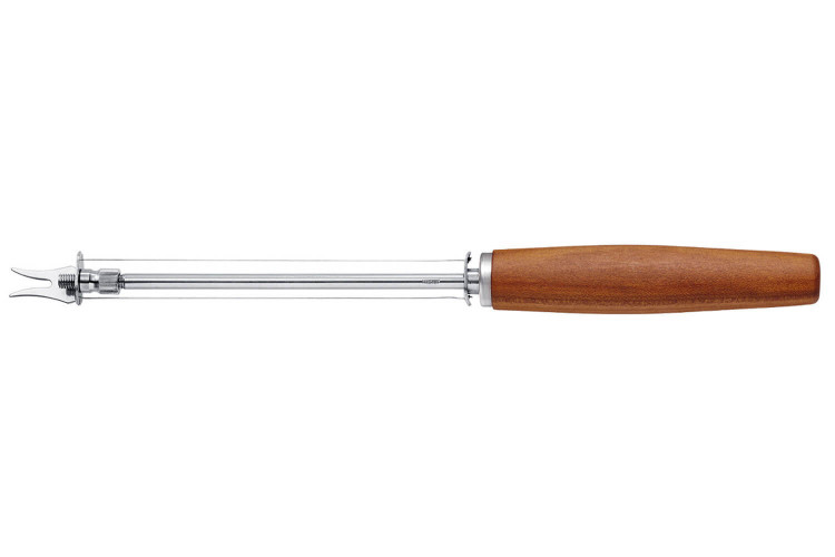 Couteau à fromage Triangle Sense acier inox et bois de prunier - 2 fils