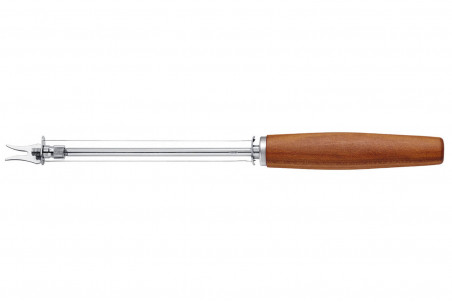 Couteau à fromage Triangle Sense acier inox et bois de prunier - 2 fils