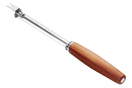 Couteau à fromage Triangle Sense acier inox et bois de prunier - 2 fils