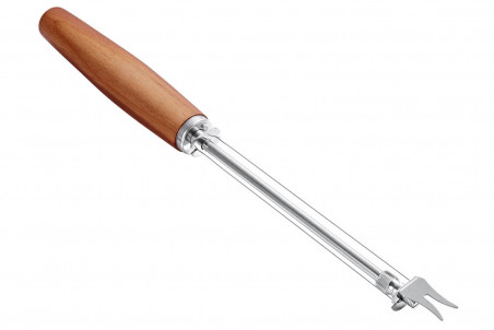 Couteau à fromage Triangle Sense acier inox et bois de prunier - 2 fils
