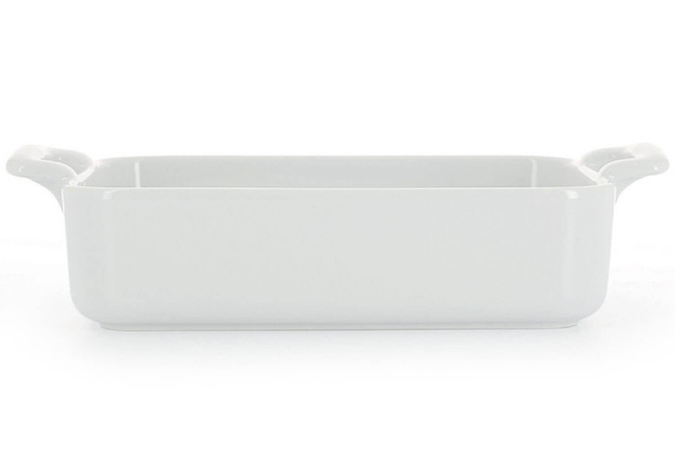 Plat en porcelaine blanche rectangulaire Revol Belle Cuisine - 3,5L