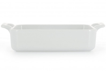 Plat en porcelaine blanche rectangulaire Revol Belle Cuisine - 3,5L