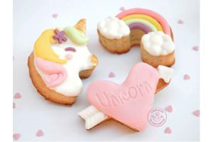 Moule à gâteau en silicone Scrapcooking antiadhérent - Licornes 2