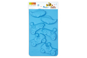Moule à gâteau en silicone Scrapcooking antiadhésif - Véhicules