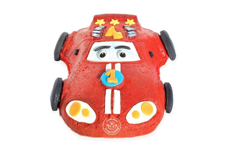 Moule à gâteau en silicone Scrapcooking antiadhésif - Voiture de course