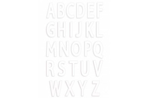 Kit letter cake Scrapcooking 26 gabarits lettres réutilisables 2