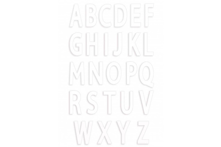 Kit letter cake Scrapcooking 26 gabarits lettres réutilisables