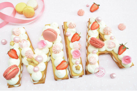 Kit letter cake Scrapcooking 26 gabarits lettres réutilisables