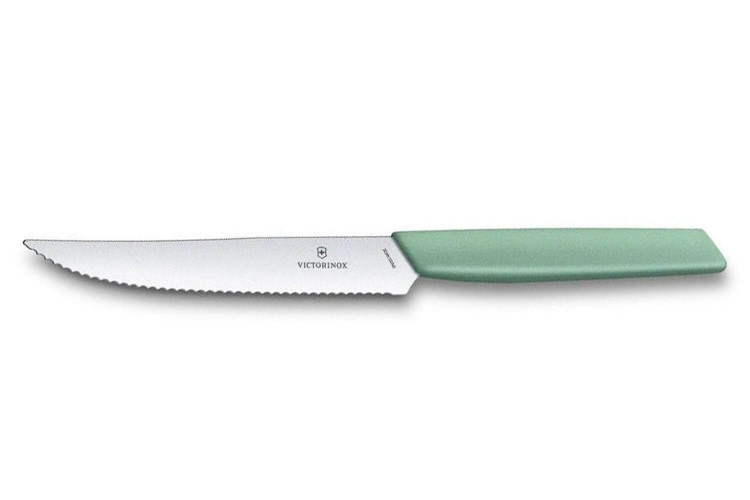 Ménagère 24 couverts Victorinox Swiss Modern inox 18/10 vert menthe pastel