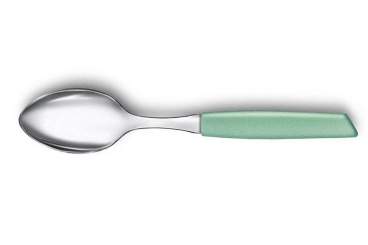 Ménagère 24 couverts Victorinox Swiss Modern inox 18/10 vert menthe pastel