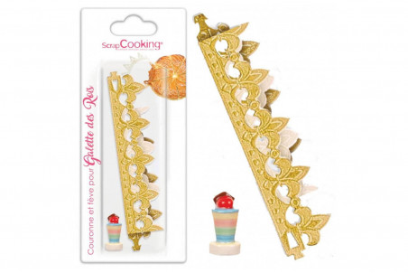 Set Scrapcooking spécial galette des rois - Fève + couronne