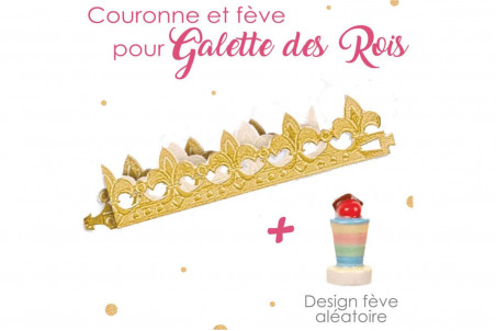 Set Scrapcooking spécial galette des rois - Fève + couronne