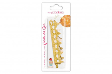 Set Scrapcooking spécial galette des rois - Fève + couronne