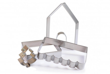 Kit pâtisserie maison pain d'épice Scrapcooking - 5 découpoirs