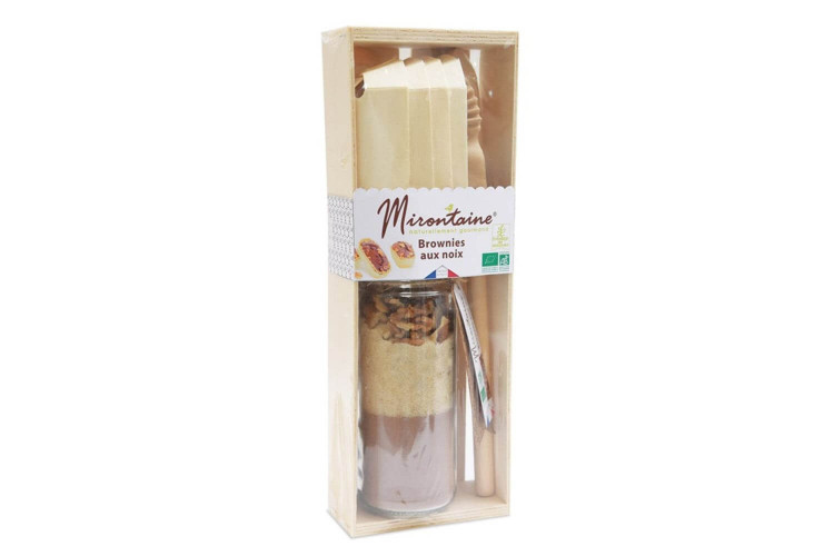 Coffret pâtisserie Mirontaine pour mini brownies - 10 pièces