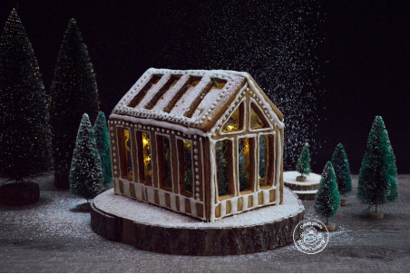 Kit maison en pain d'épice 3D - Scrapcooking Gingerbread Greenhouse 8 pièces