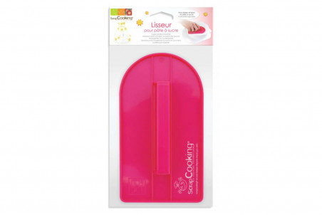 Lisseur pour pâte à sucre Scrapcooking en ABS rose