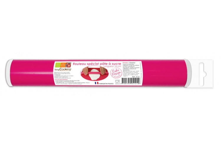 Rouleau pâte à sucre Scrapooking - 16cm