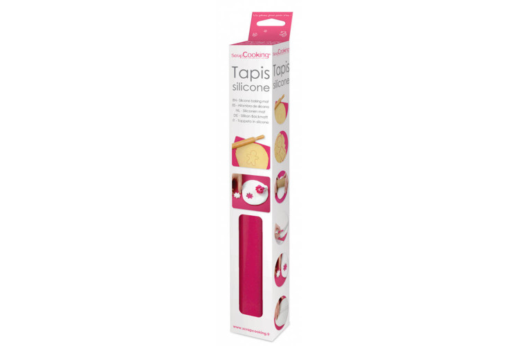 Tapis en silicone Scrapcooking pour pâte à sucre - 40x30cm
