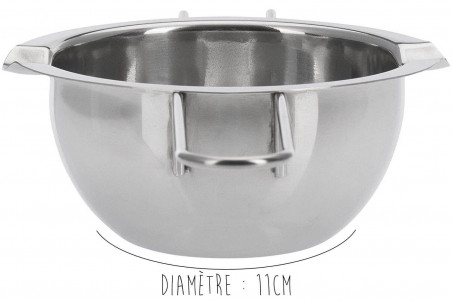 Récipient à bain-marie Westmark acier inox avec manche large