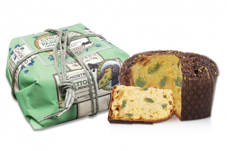 Panettone pistache Chiostro Di Saronno - recette artisanale italienne 750g