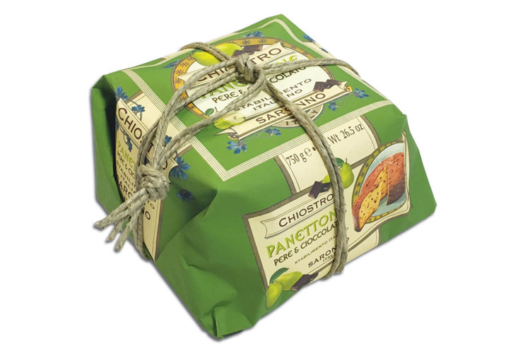 Panettone poire et chocolat Chiostro Di Saronno - recette artisanale italienne 750g