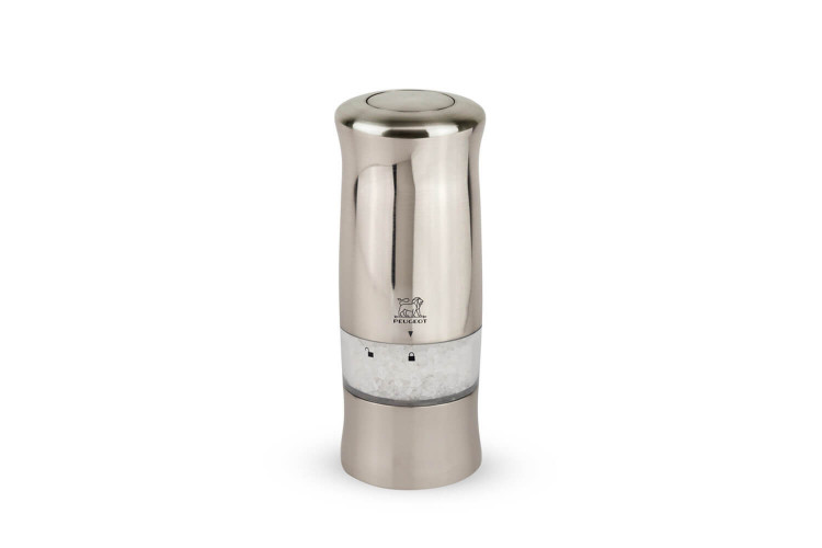 Moulin à sel électrique Peugeot Zeli en ABS léger + éclairage - 14cm