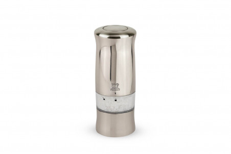 Moulin à sel électrique Peugeot Zeli en ABS léger + éclairage - 14cm