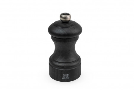 Moulin à sel manuel Peugeot Bistro Graphite en bois gris anthracite - 10cm