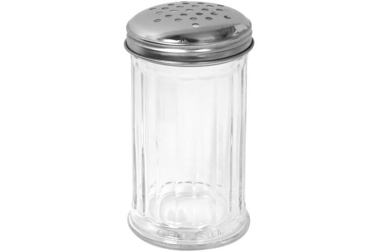Saupoudreur à sucre en verre et acier inox - 300ml