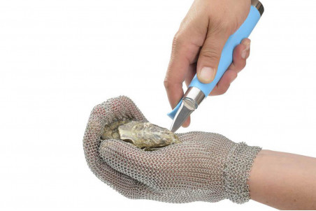 Moufle à huître Novac O'Safe en cotte de maille anti-coupure
