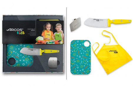 Coffret enfant Arcos Kids couleur jaune - 4 pièces