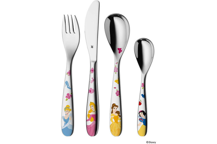 Couverts pour enfants WMF Disney Princesses inox 18/10 - bol et assiette en porcelaine